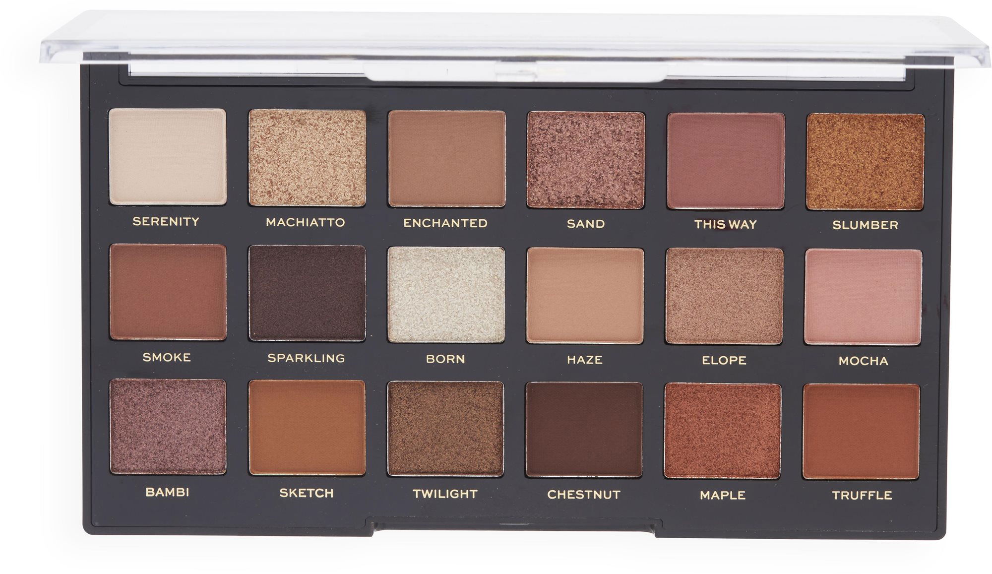 REVOLUTION PRO Regeneration Palette Nude Au Naturel Paletka očních