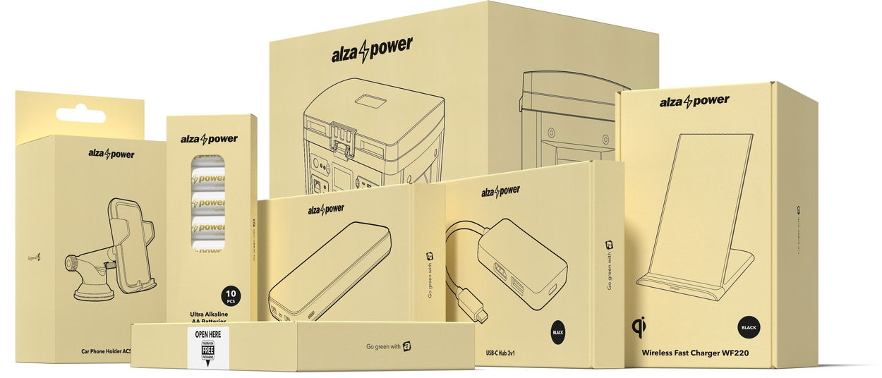 AlzaPower G600CCA Schnellladung
