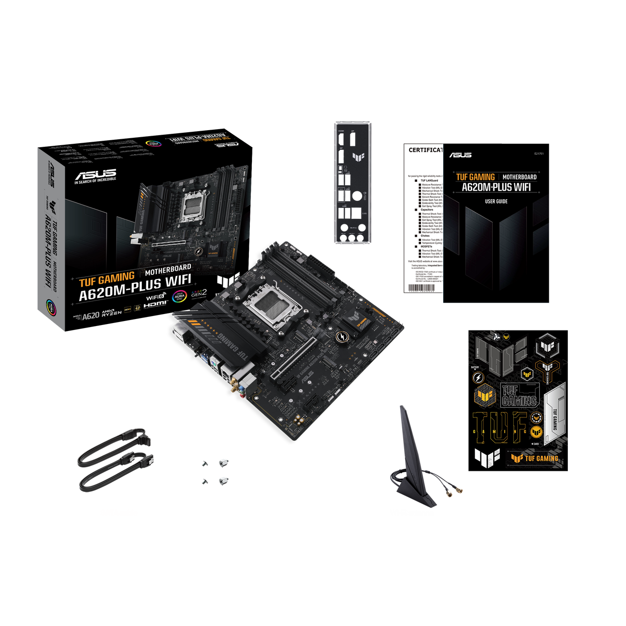 Hauptplatine ASUS TUF GAMING A620M-PLUS WIFI