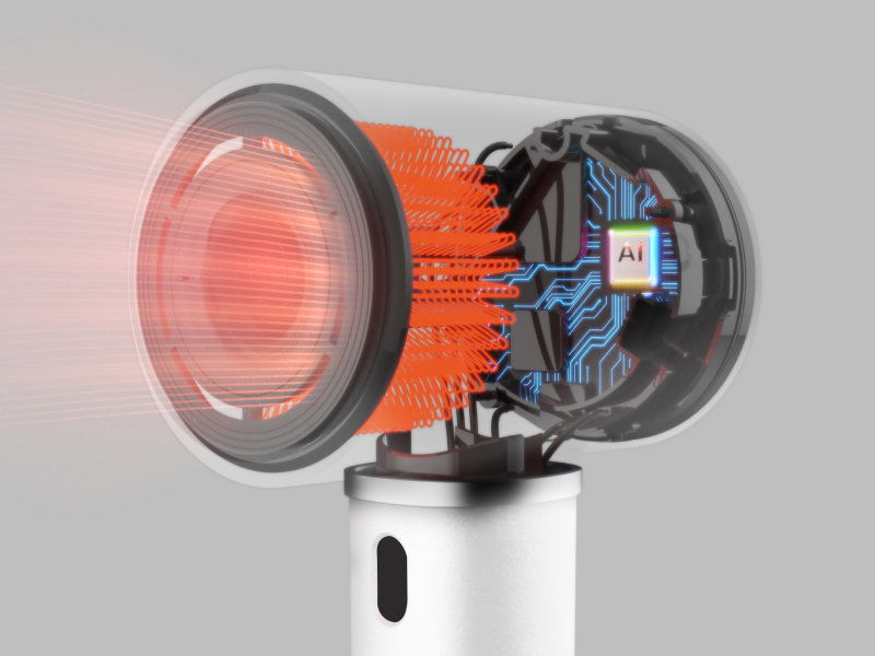 Fén na vlasy AENO AI fén na vlasy HD5 bílý