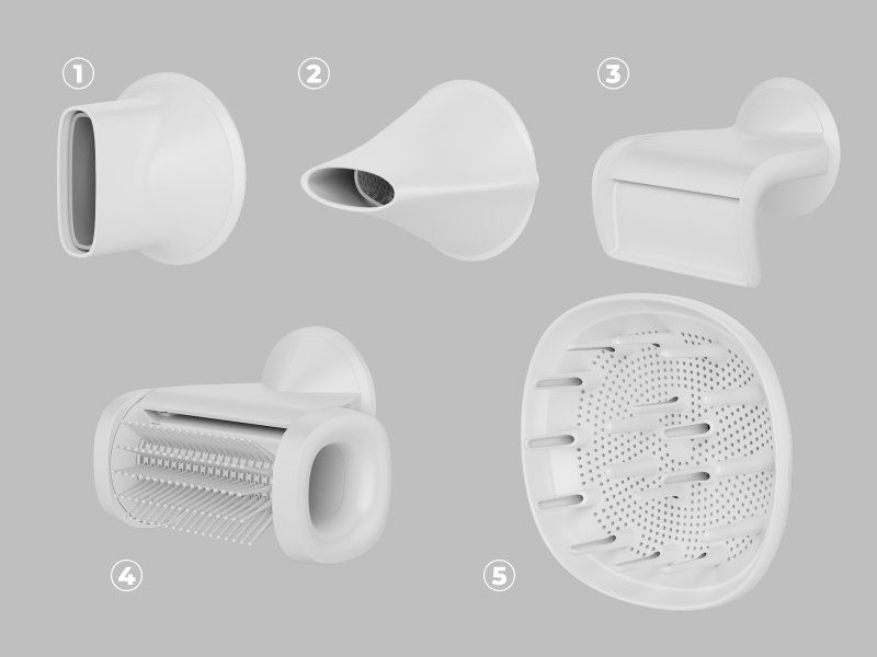 Fén na vlasy AENO AI fén na vlasy HD5 bílý