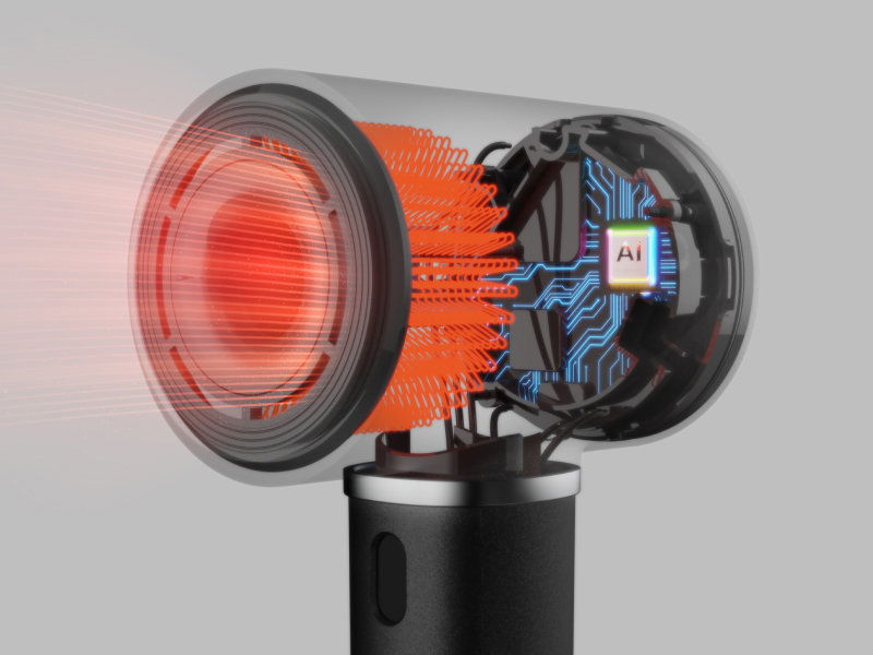 Fén na vlasy AENO AI fén na vlasy HD5 černý