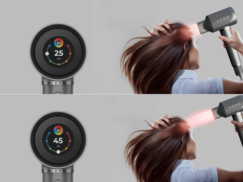 Fén na vlasy AENO AI fén na vlasy HD5 šedý