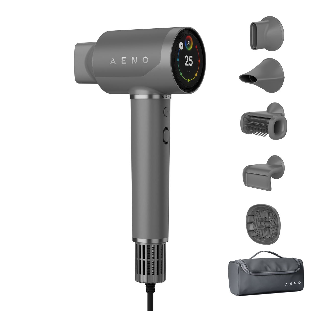 Fén na vlasy AENO AI fén na vlasy HD5 šedý