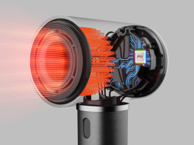 Fén na vlasy AENO AI fén na vlasy HD5 šedý