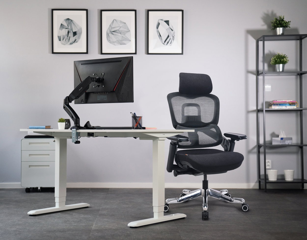 Kancelářská židle AlzaErgo Chair Abyss 2 černá