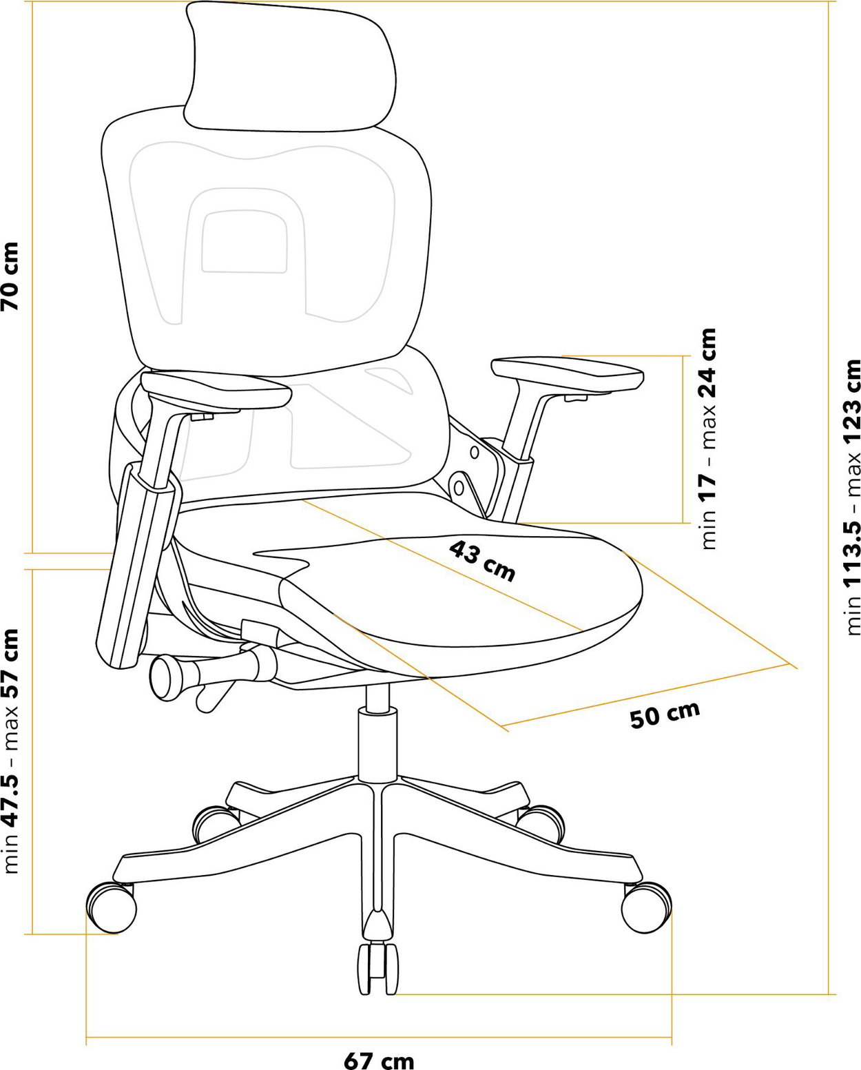 Kancelářská židle AlzaErgo Chair Abyss 2 černá