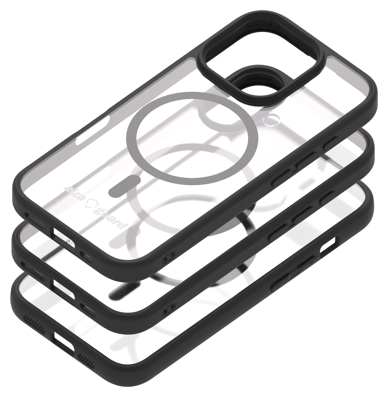 AlzaGuard Crystal Clear TPU Case Compatible with Magsafe