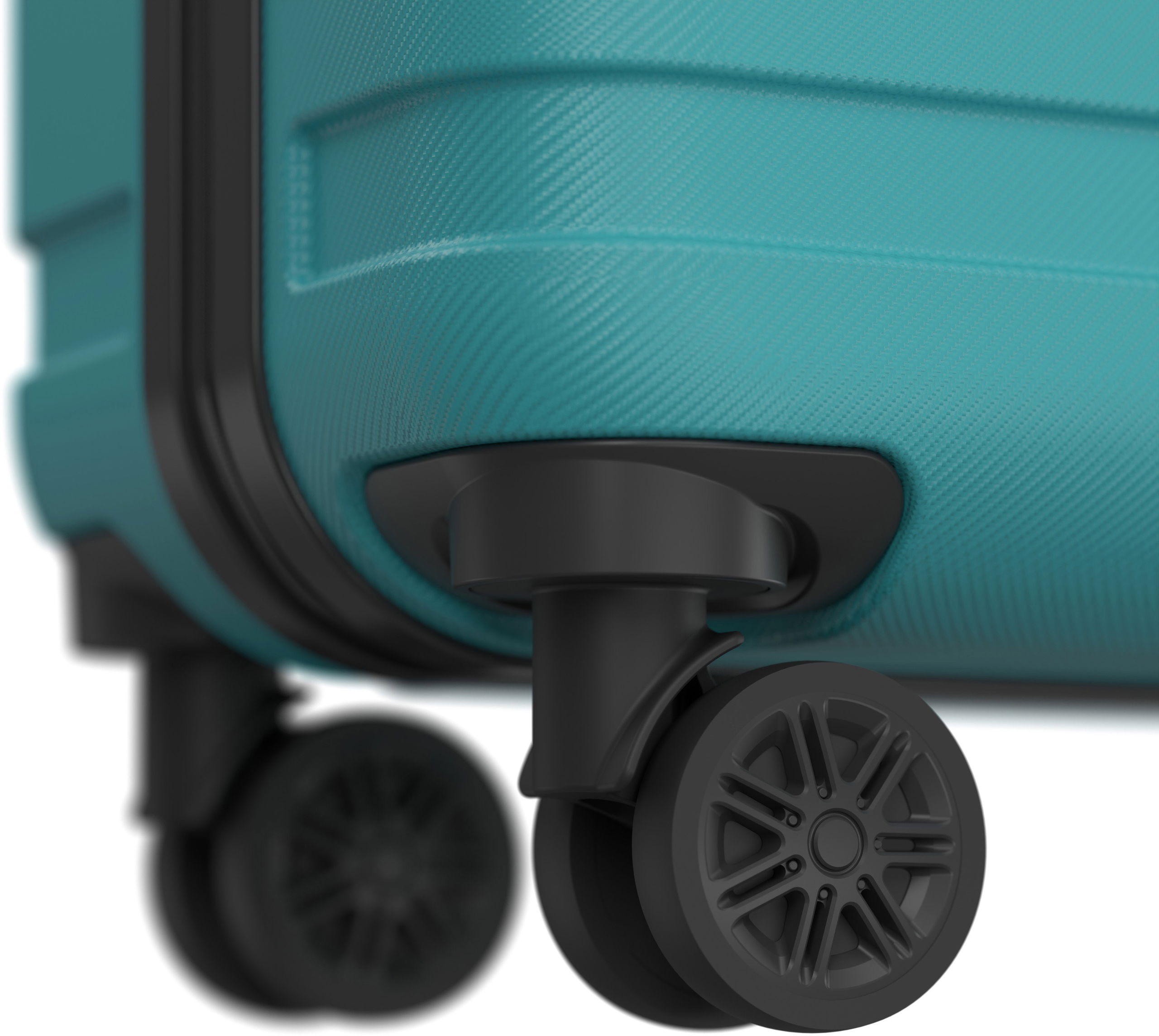 Bőrönd AlzaGuard Traveler Suitcase 2025 bőrönd, S - fekete