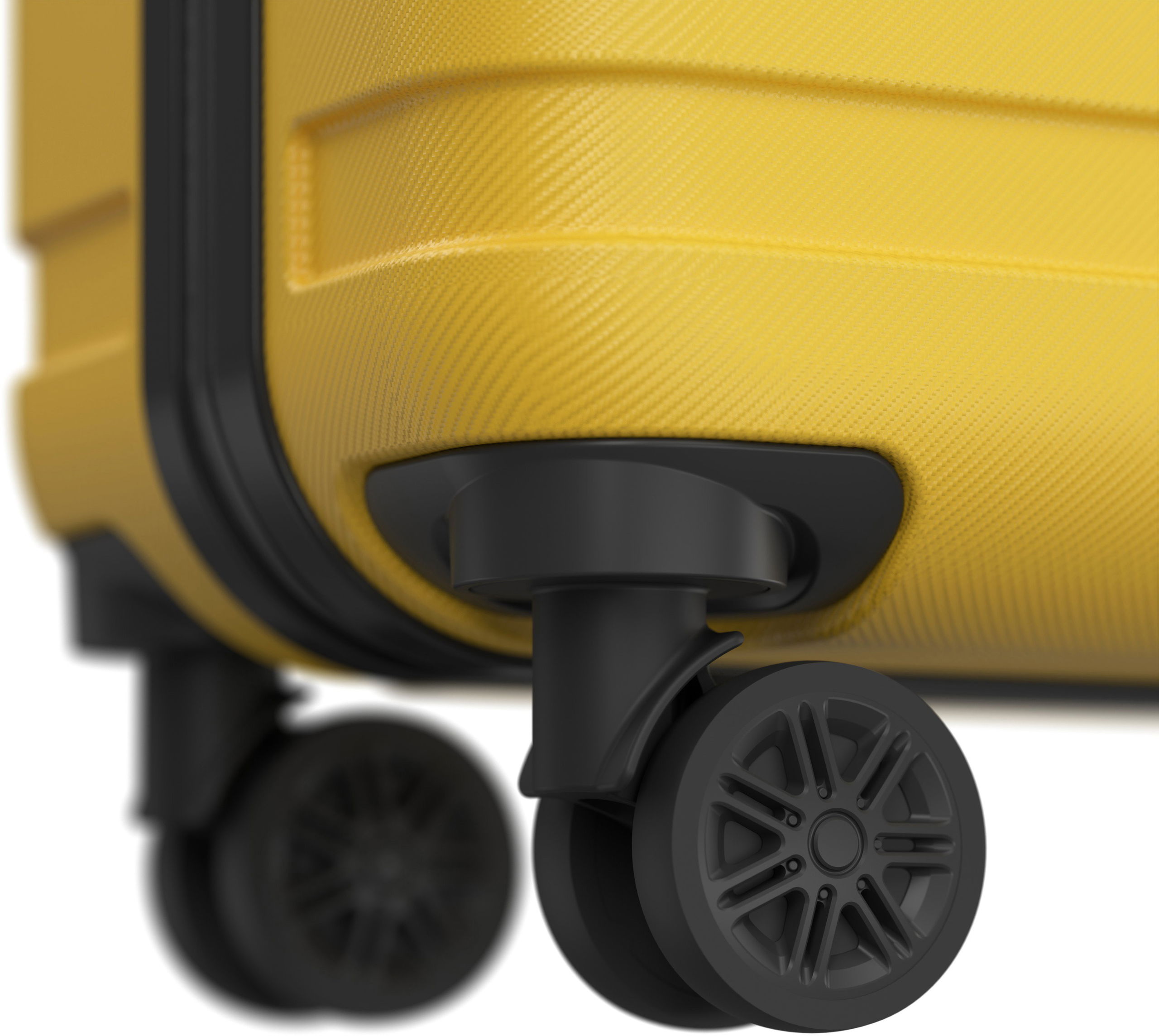 Bőrönd AlzaGuard Traveler Suitcase 2025 bőrönd, S - fekete