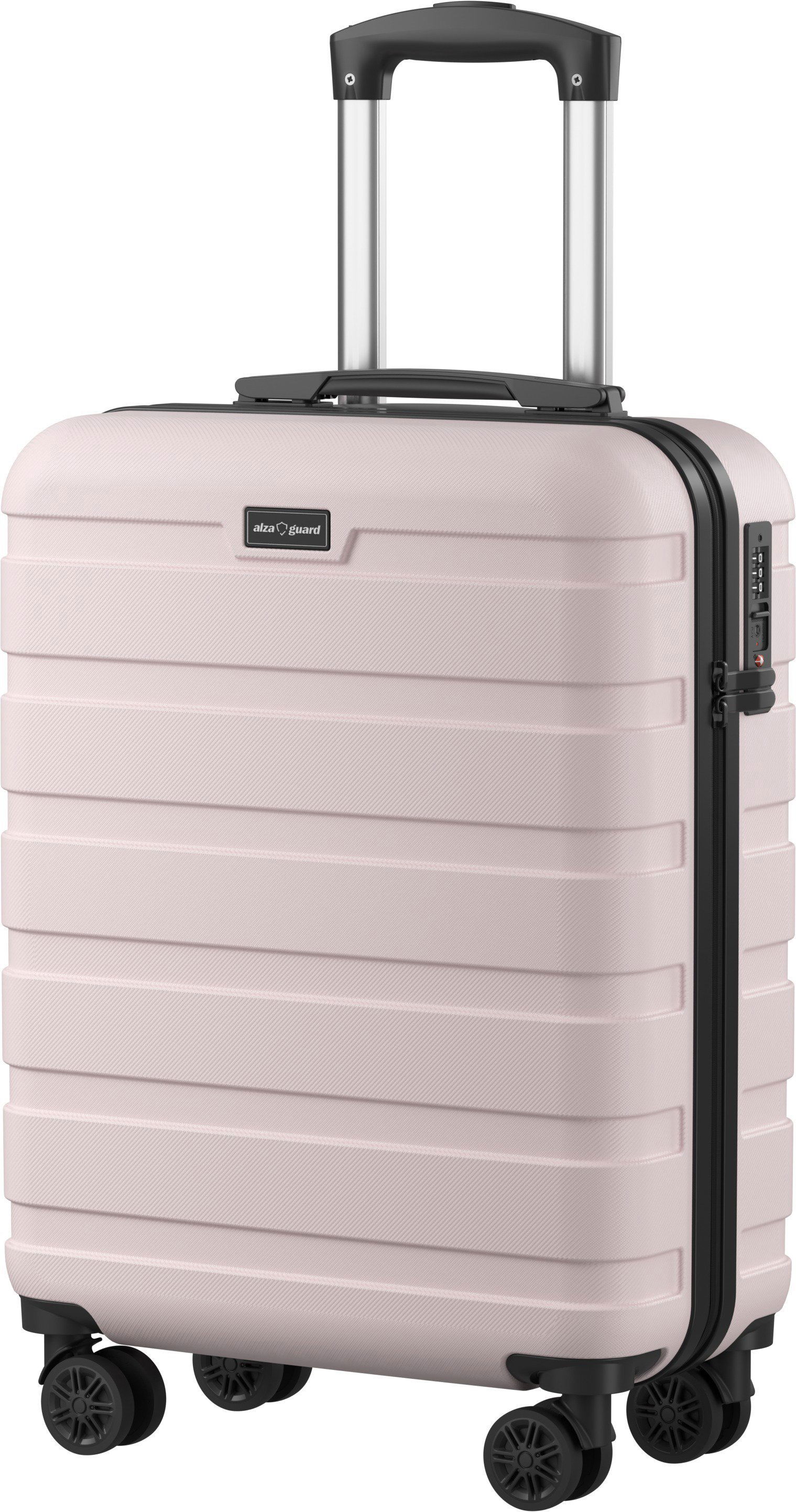 Bőrönd AlzaGuard Traveler Suitcase 2025 bőrönd, S - fekete