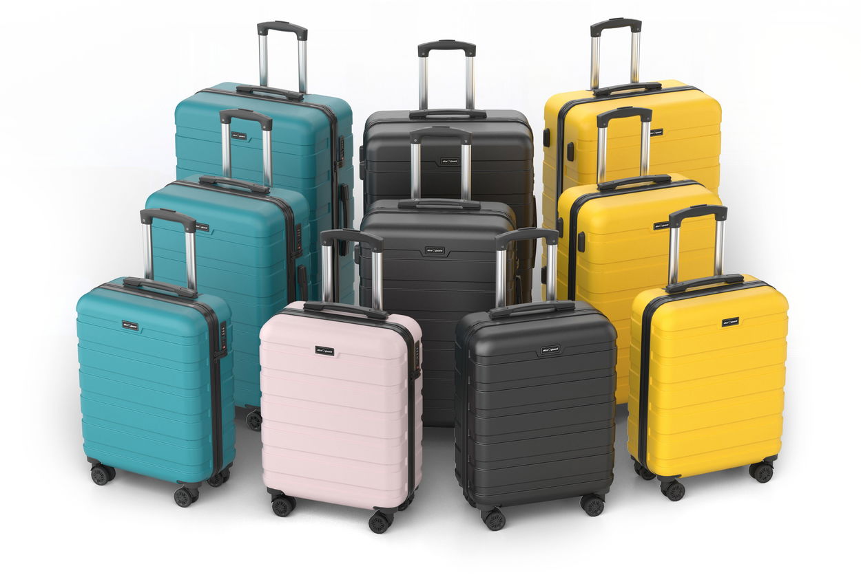 Bőrönd AlzaGuard Traveler Suitcase 2025 bőrönd, S - fekete
