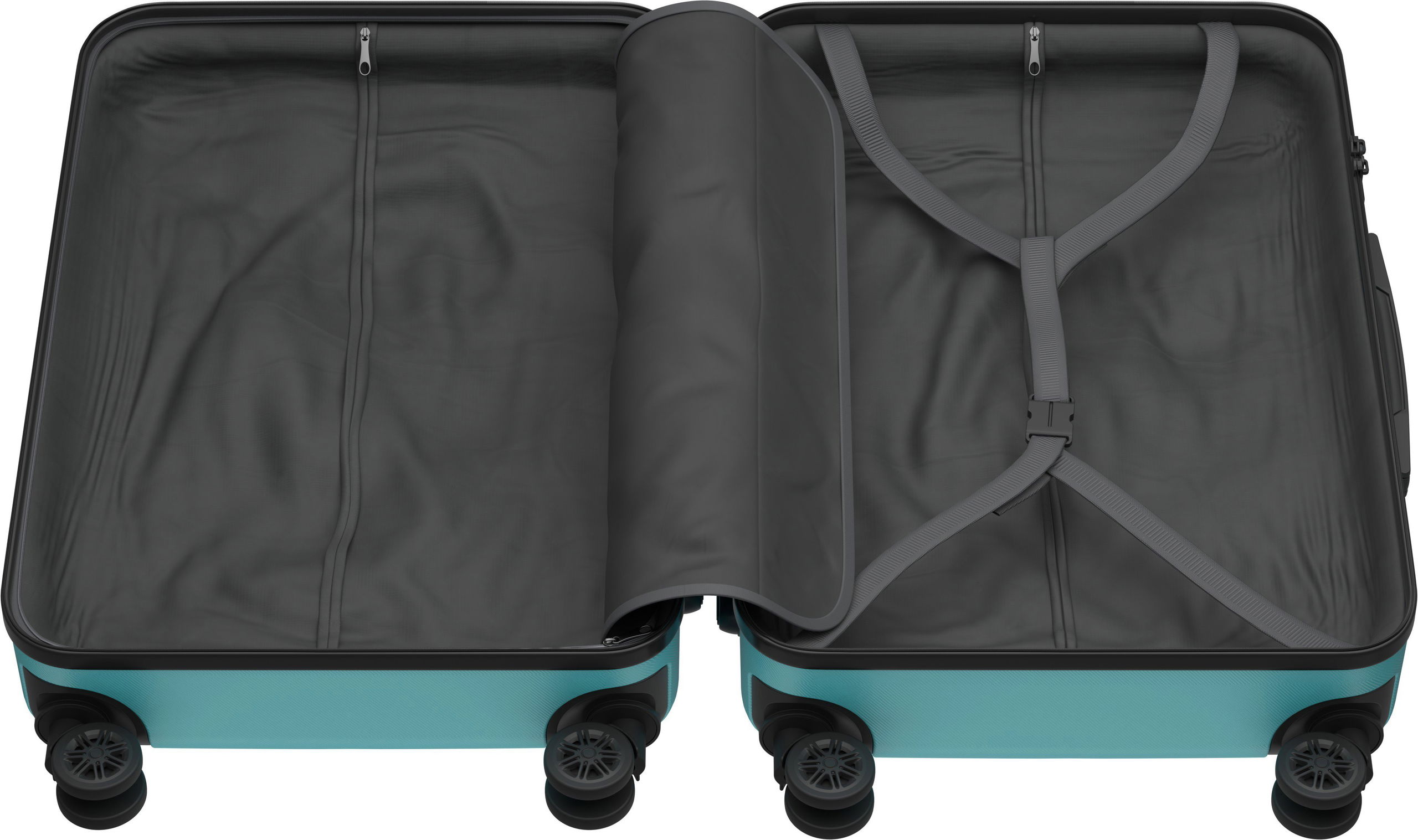 AlzaGuard Traveler Suitcase 2025 bőrönd, M - fekete