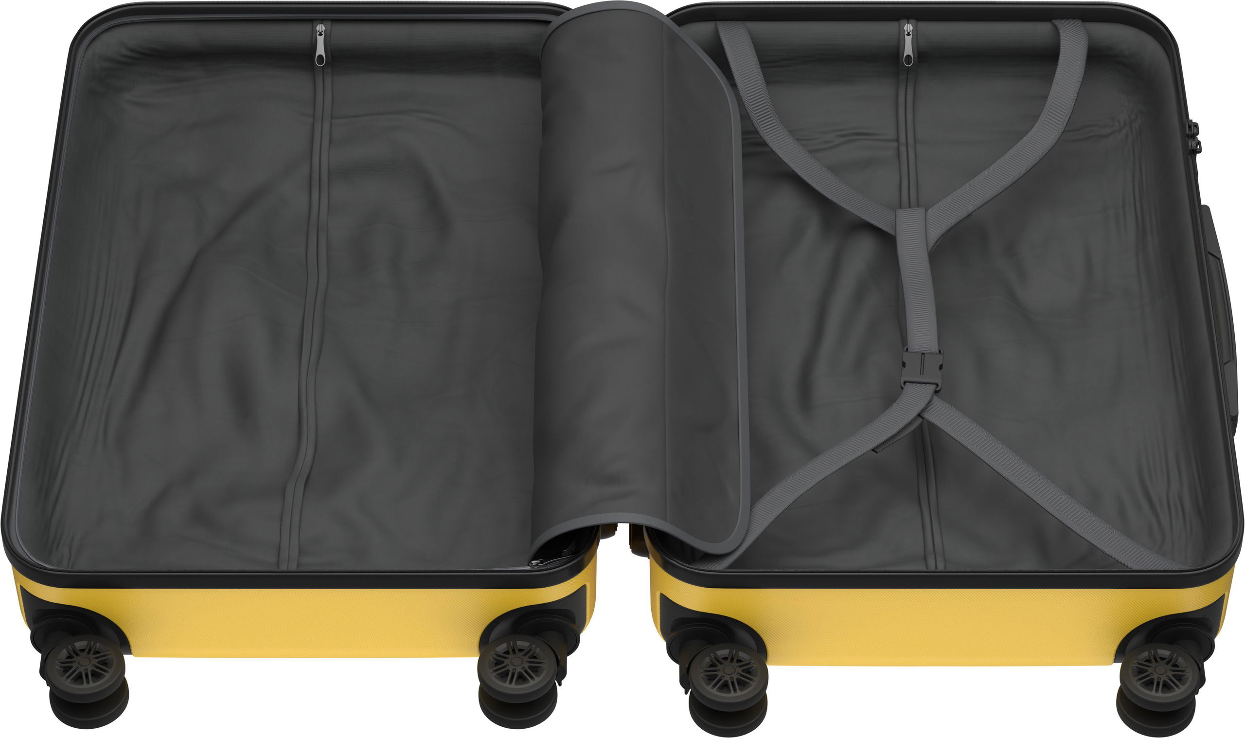 AlzaGuard Traveler Suitcase 2025 bőrönd, M - fekete