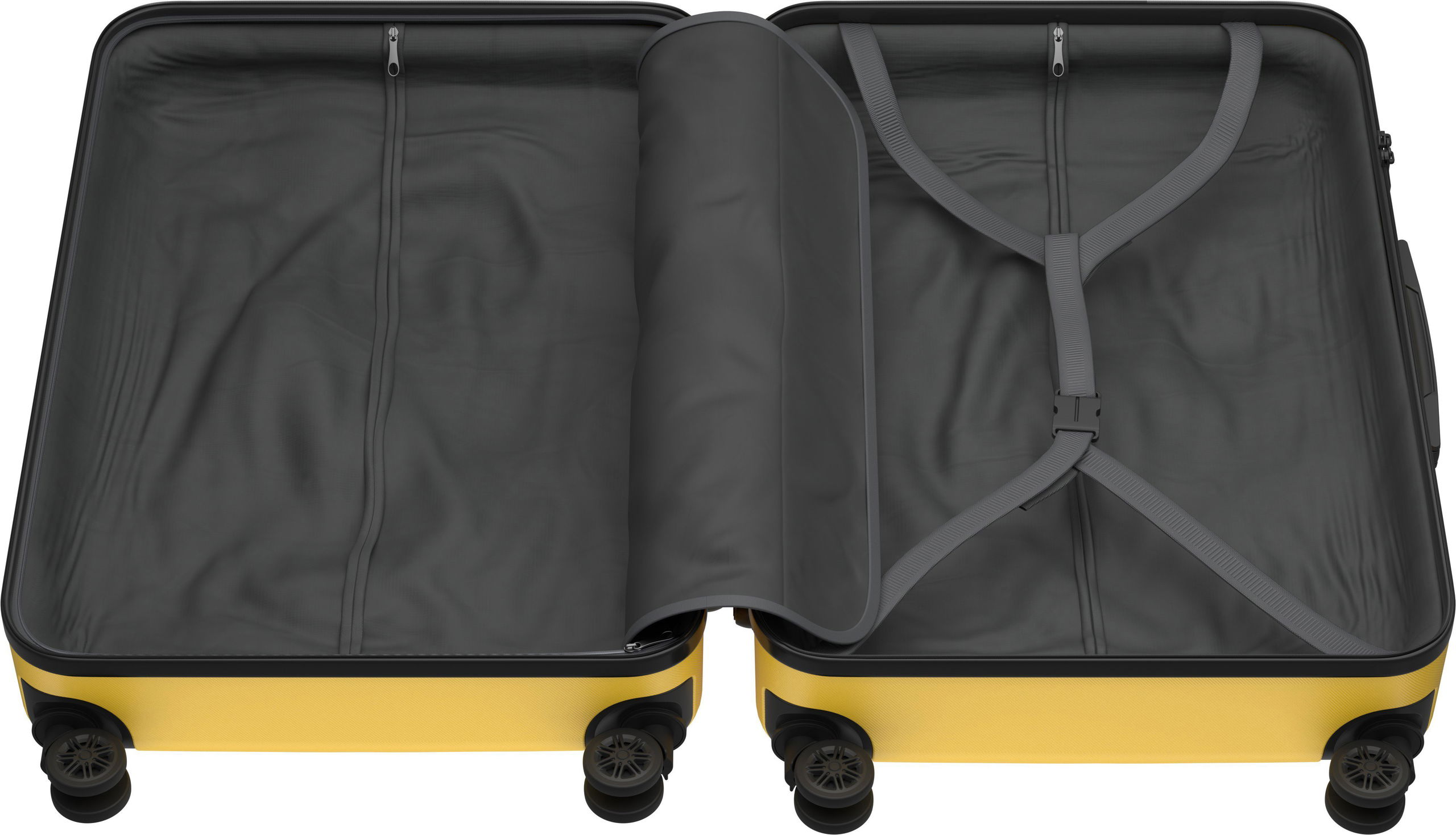 AlzaGuard Traveler Suitcase 2025 bőrönd, L - fekete