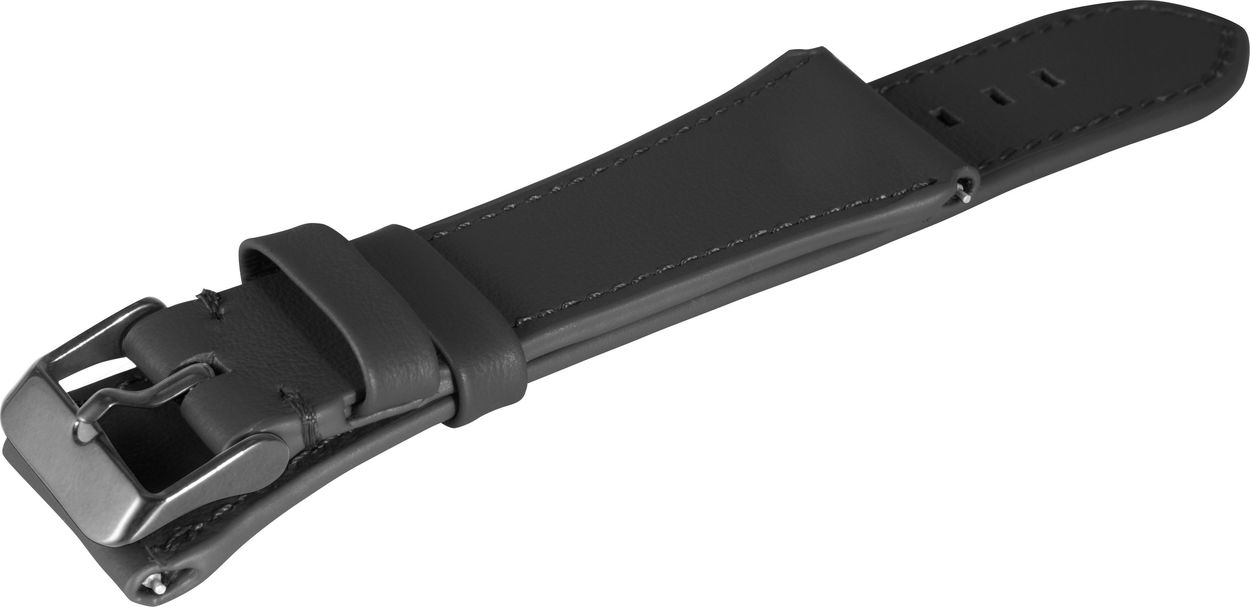 Řemínek AlzaGuard Genuine Leather Band Universal Quick Release 22mm