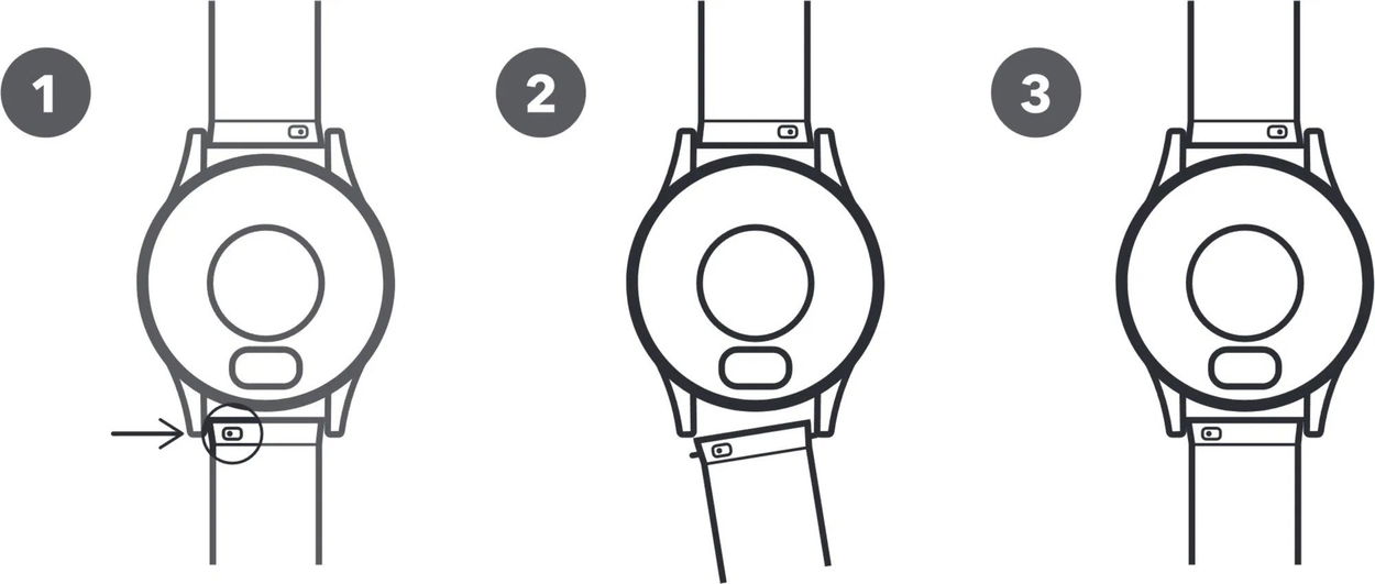 Řemínek AlzaGuard Genuine Leather Band Universal Quick Release 22mm