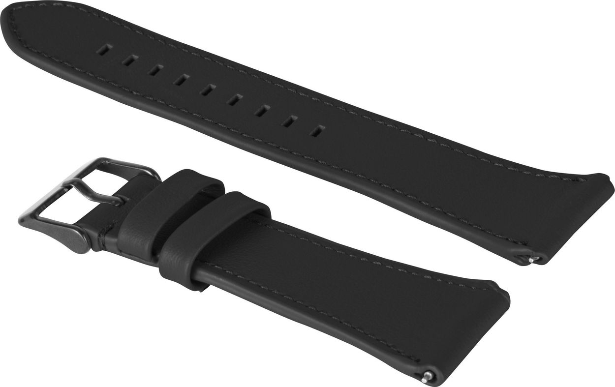 Řemínek AlzaGuard Genuine Leather Band Universal Quick Release 22mm