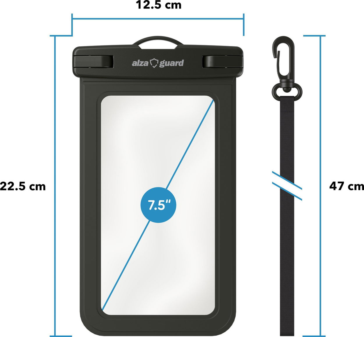 AlzaGuard WaterProof Shield vízálló tok
