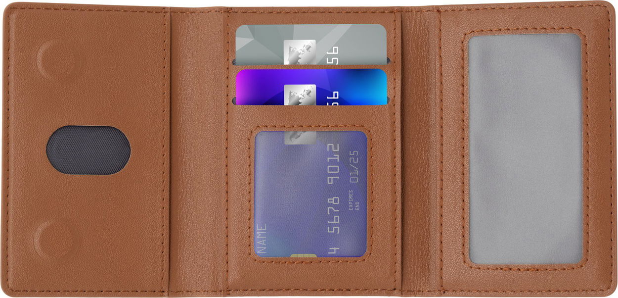 AlzaGuard foldable PU leather wallet Compatible with Magsafe