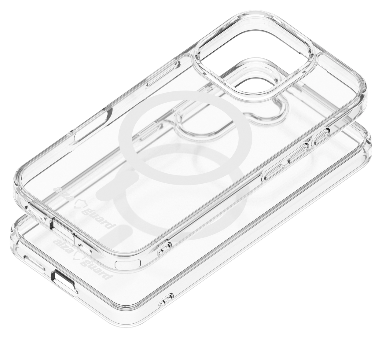 AlzaGuard Crystal Clear TPU Case Compatible with Magsafe