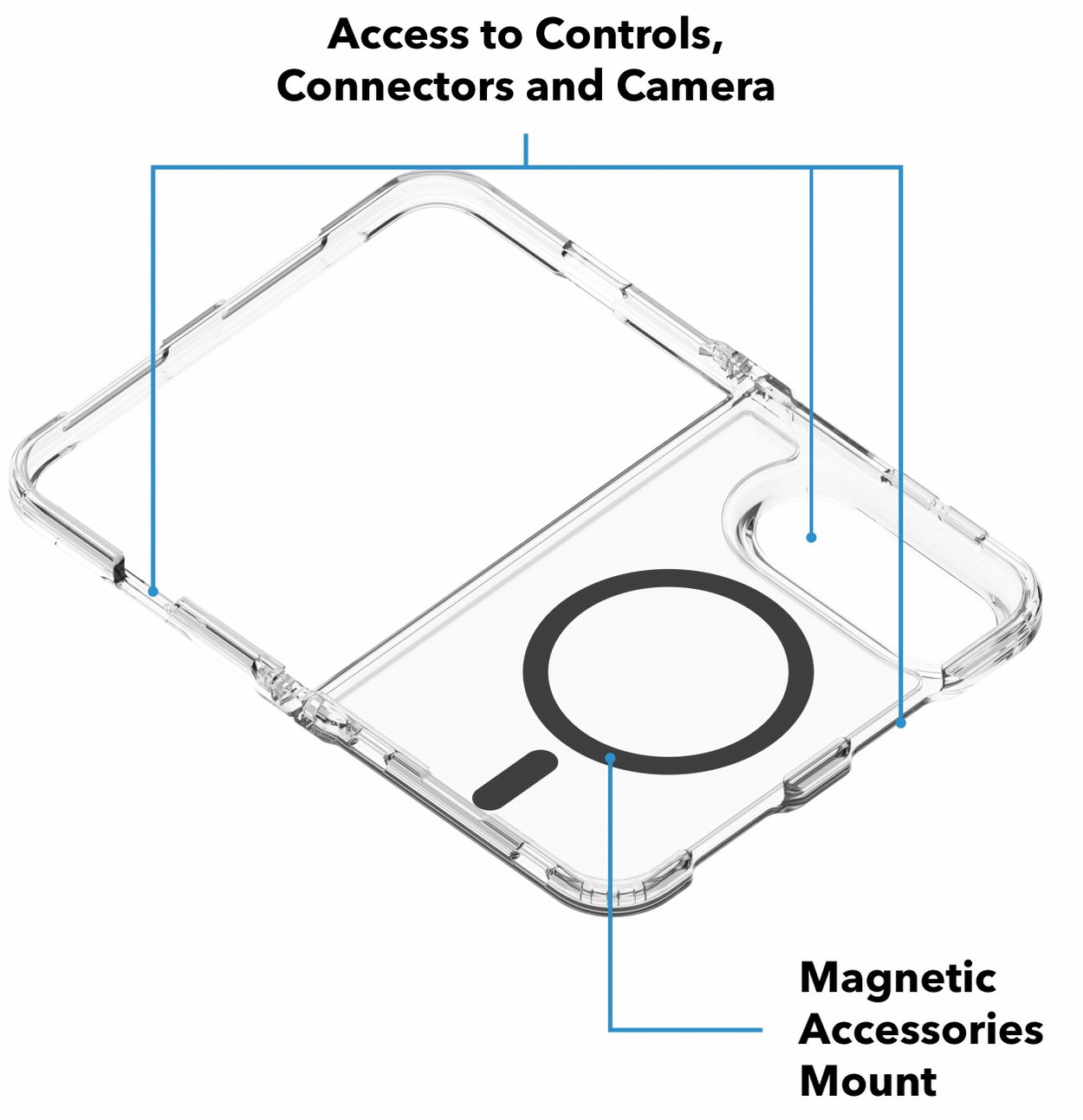 AlzaGuard Crystal Clear TPU Case Compatible with Magsafe