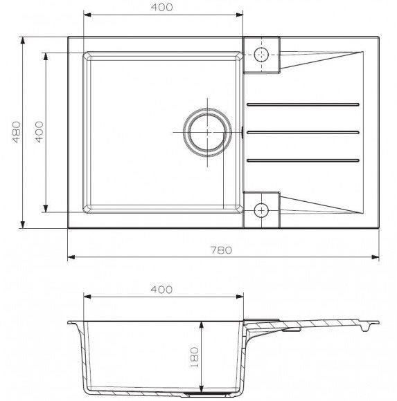 ALVEUS Rock 130 + ALVEUS Palmio 81 G beton