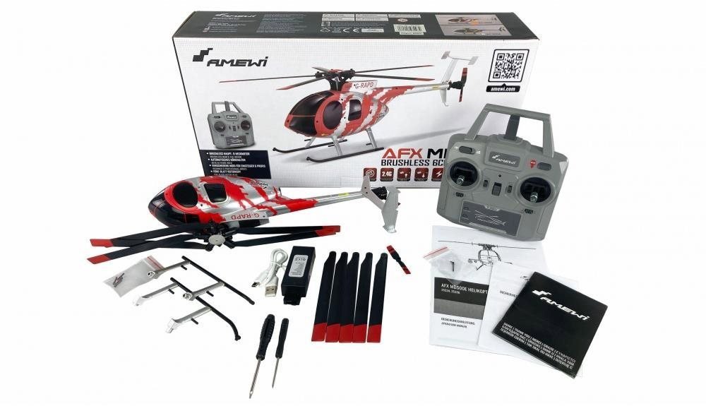 RC helicopter Amewi RC helicopter AFX MD500E 6G stabilization RTF