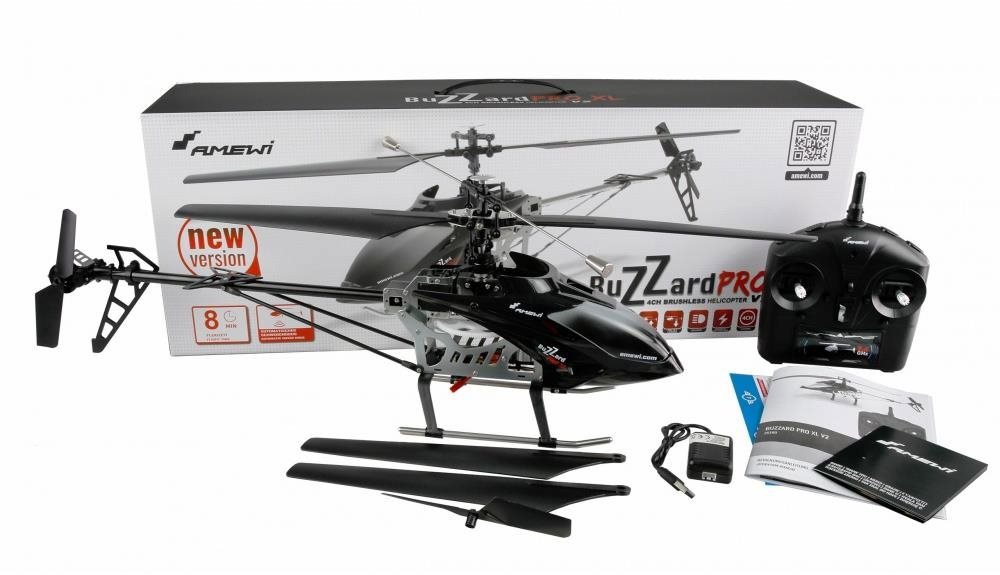 RC helicopter Amewi Buzzard PRO XL V2 Brushless