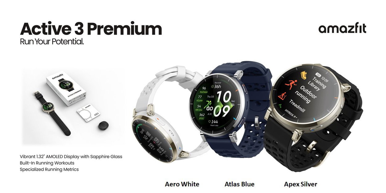 Amazfit Active 3 Premium smartwatch