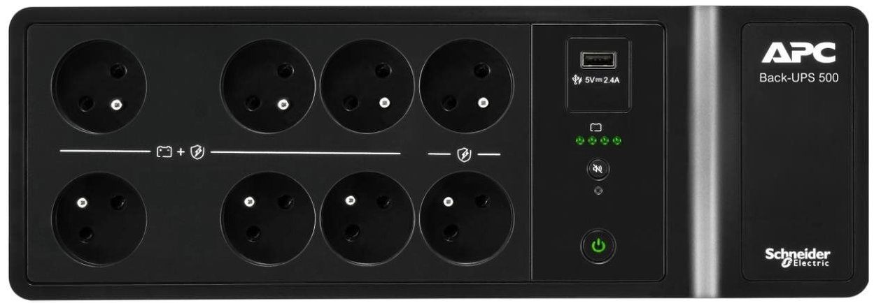 Unterbrechungsfreie Stromversorgung APC Back-UPS 500VA 8 French outlets
