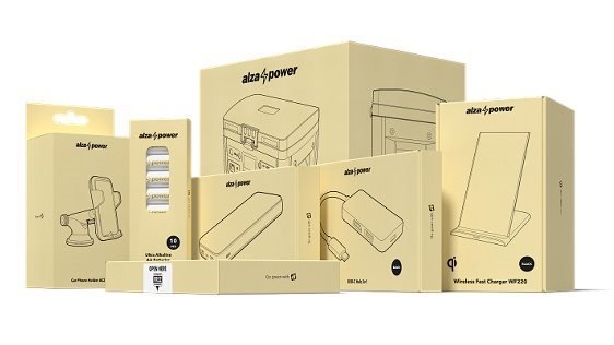 AlzaPower Car Charger X525 USB-A + USB-C Power Delivery 30W car charger