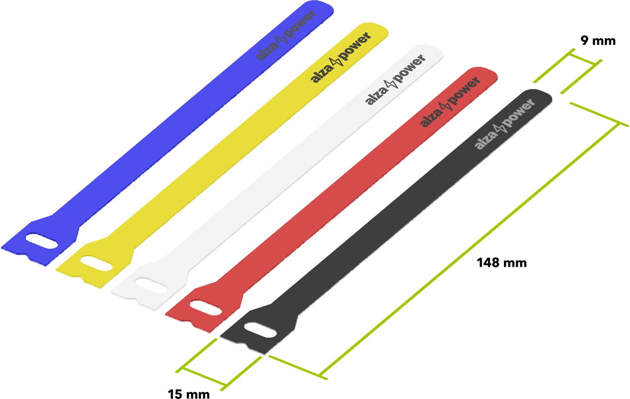 AlzaPower VelcroStrap+ Herkunft