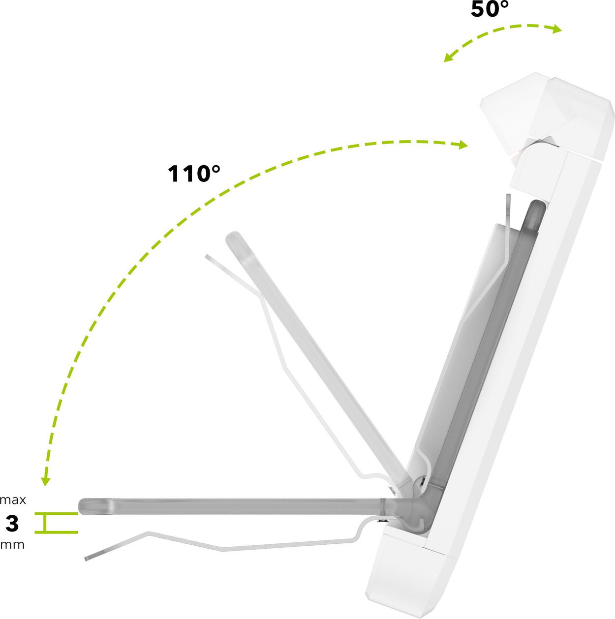 AlzaPower LRC10 LED-Leselampe