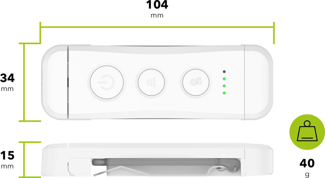 AlzaPower LRC10 LED-Leselampe