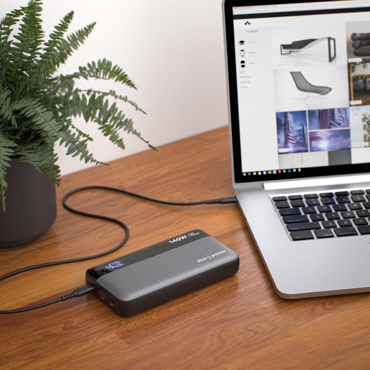 AlzaPower WorkMate 25000mAh Power Delivery (140W)