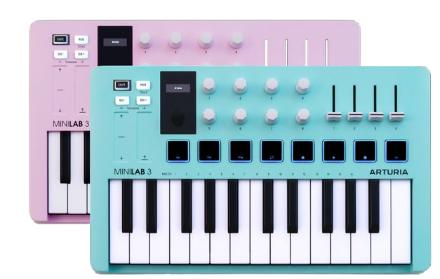 MIDI-Controller Arturia MiniLab 3 Rose Quartz