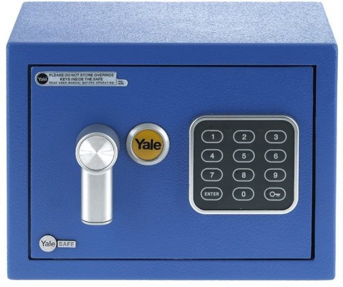 YALE Safe mini YSV/170/DB1/B kék széf