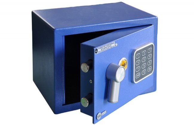 YALE Safe mini YSV/170/DB1/B kék széf