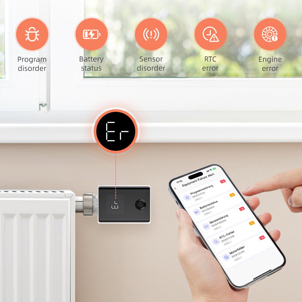 AVATTO TRV60 ZigBee Smart Thermostat Radiator Valve