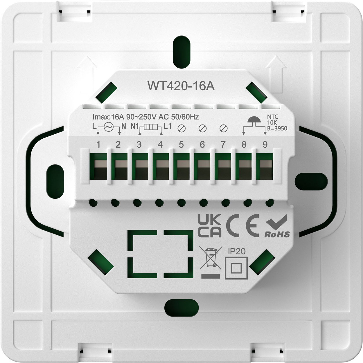 AVATTO Wi-Fi Electric Heating Thermostat WT420-16A