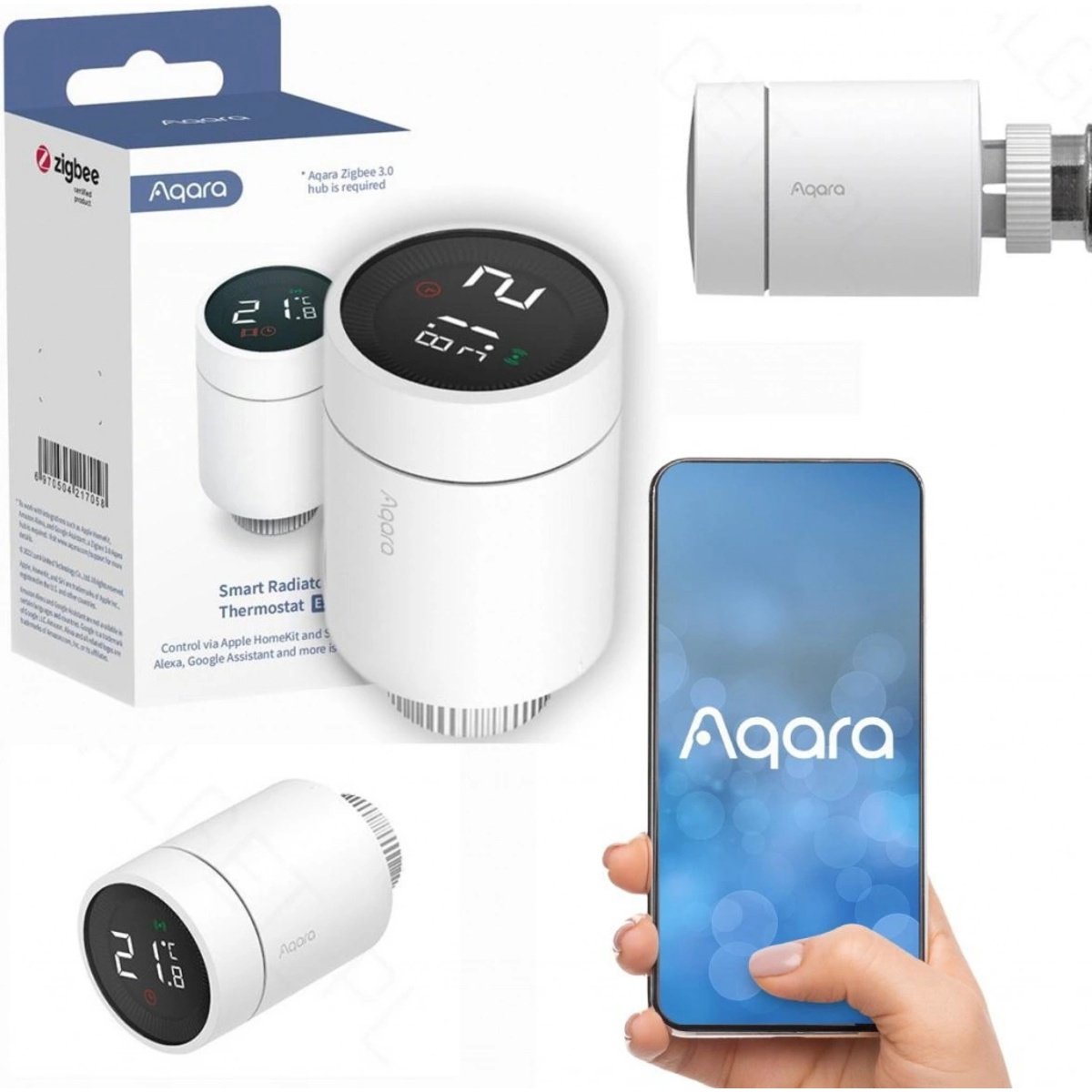 Hlavice Aqara Radiator Thermostat E1 - aplikace