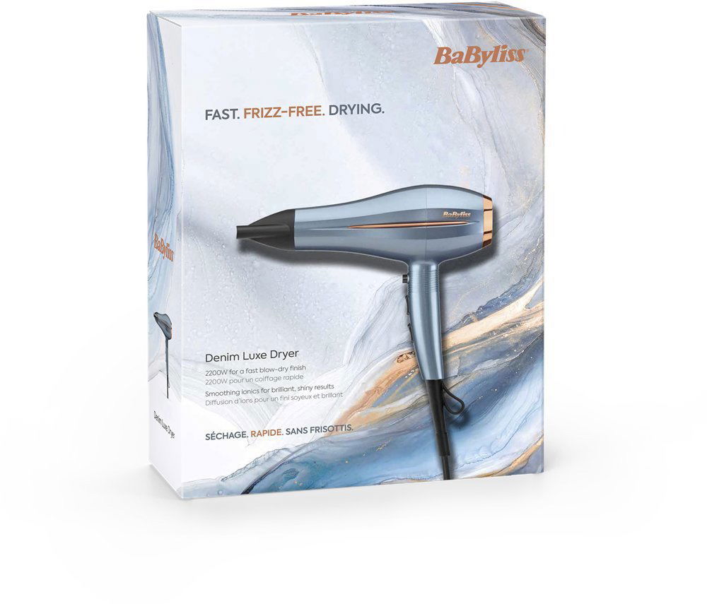 Fén na vlasy BABYLISS Demin Luxe Dryer D251PE