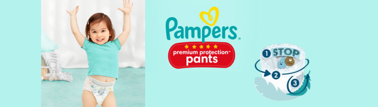 Plenkové kalhotky PAMPERS Pants Premium Care Midi