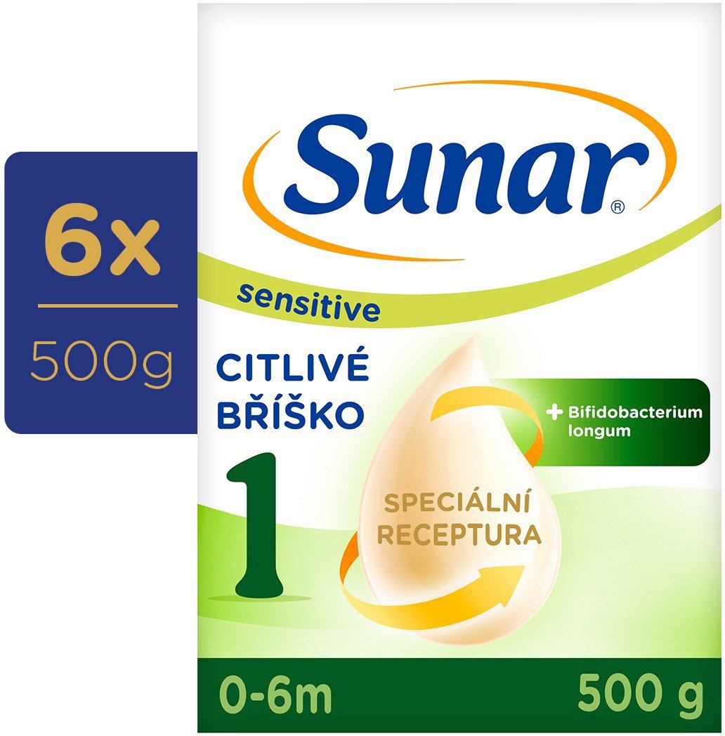 Kojenecké mléko Sunar Sensitive 1