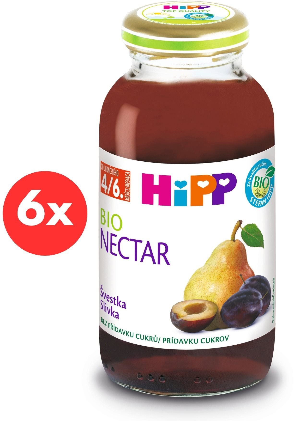HiPP ORGANIC Plum Nectar - 6× 200ml