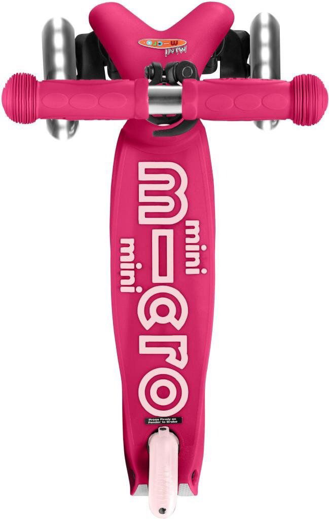 Dětská koloběžka Micro Mini Deluxe Pink LED