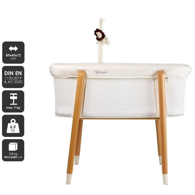 BabyGo Sleep Good Mesh Crib