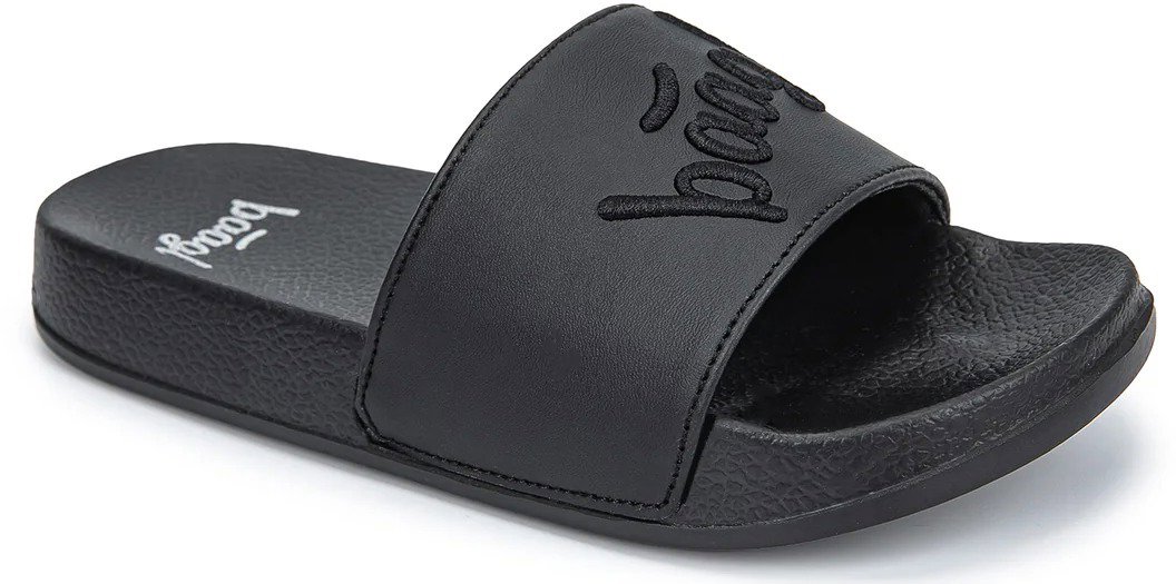 BAAGL Logo Black slippers