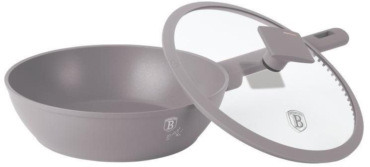 Pan BERLINGERHAUS Deep pan with titanium surface and lid 24 cm Taupe Collection